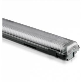   Armatúra , 2*120cm , 2x18 Watt T8 LED fénycsővel , természetes fehér , IP65 , V-tac