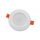 LED panel , 12W , süllyesztett , kerek , természetes fehér, IP44 , Marlon