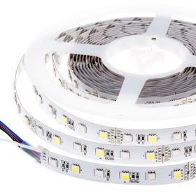   LED szalag , 5050 , 60 led/m , 14.4 W/m , RGBW , 10 mm , W = meleg fehér