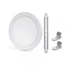   LED panel , 18W , süllyesztett/falon kívüli , kerek , CCT , 3 színhőmérséklet , 3in1