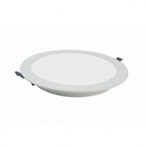 LED panel , 26W , süllyesztett , kerek , meleg fehér , PP