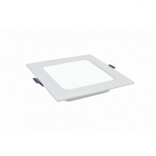 LED panel , 15W , süllyesztett , négyzet , természetes fehér , PP