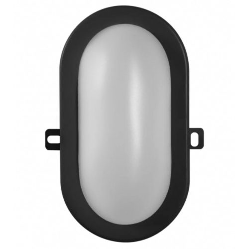 LED lámpatest , hajólámpa , 6W , ovális , természetes fehér , fekete , vízvédett , IP54 , LEDVANCE