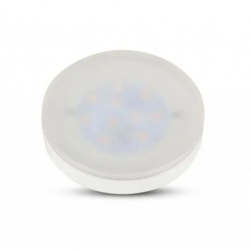 LED lámpa , GX53 foglalat , 6.4 Watt , hideg fehér, SAMSUNG chip , 5 év garancia