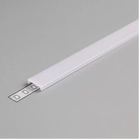   Alumínium profil fedő , 2 méter/db , opál , ARC12 , DEEP10 , "C" Klikk