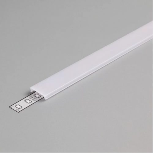 Alumínium profil fedő , 2 méter/db , opál , ARC12 , DEEP10 , "C" Klikk