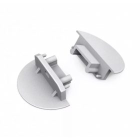   Led profil vézáró (GROOVE14 profilhoz) , 1 pár (2 db) , ezüst , lyukas