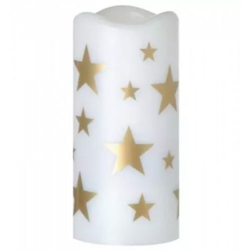 Led projektor , beltéri , meleg fehér , mozgó csillag vetítéssel , elemes , USB