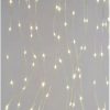Led fényfüggöny , beltéri/kültéri , 300 db LED , 2.9 x 1.5 m , 8 funkció , meleg fehér , IP44