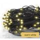 Led fényfüggöny , háló , sorolható , beltéri/ kültéri , 160 led , 1.5 x 2 m , meleg fehér , időzíthető , IP44 , standard