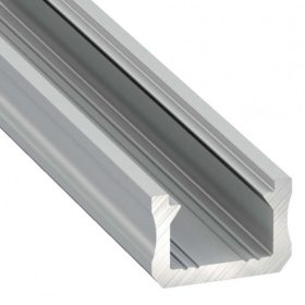   Alumínium U profil , 8 mm-es LED szalaghoz , 1 méter/db , NEKEM8 , eloxált