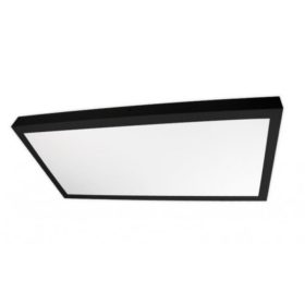   LED panel , 60W , falon kívüli , 300 x 600 mm , természetes fehér , fekete keret