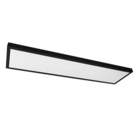   LED panel , 60W , falon kívüli , 300 x 1200 mm , természetes fehér , fekete keret
