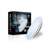 X-LED lámpatest , mennyezeti , 24W , kerek , természetes fehér, kristály hatású , 110 lm/watt , 39 cm , IP44 , LAGOON , Dune