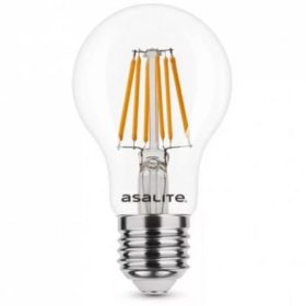   LED lámpa , égő , izzószálas hatás , filament , körte , E27 foglalat , 8 Watt , természetes fehér