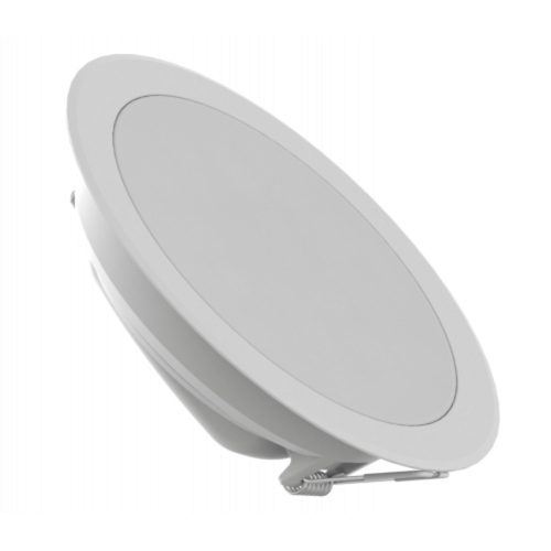 LED panel , mélysugárzó , 8W , süllyesztett , kerek , hideg fehér , IP40/IP20 , TOSHIBA , 5 év garancia