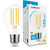 LED lámpa , égő , izzószálas hatás , filament  , E27 foglalat , A60 , 8 Watt , természetes fehér , dimmelhető , Modee