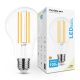 LED lámpa , égő , izzószálas hatás , filament  , E27 foglalat , A70 , 12 Watt , természetes fehér ,  Modee