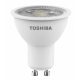 LED lámpa , égő , szpot ,  GU10 foglalat , 7 Watt , 38° , meleg fehér , TOSHIBA , 5 év garancia