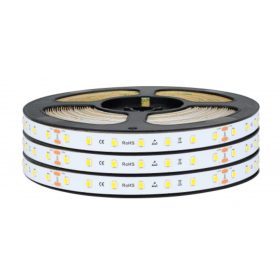   MARATHON LED szalag , áramgenerátoros IC-vel , 24 Volt DC , 2835 , 70 led/m , 6 W/m , meleg fehér , 140 lm/W , IP65