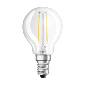   LED lámpa , égő , izzószálas hatás , filament , meleg fehér , E14 , 2,5W ,  LEDVANCE