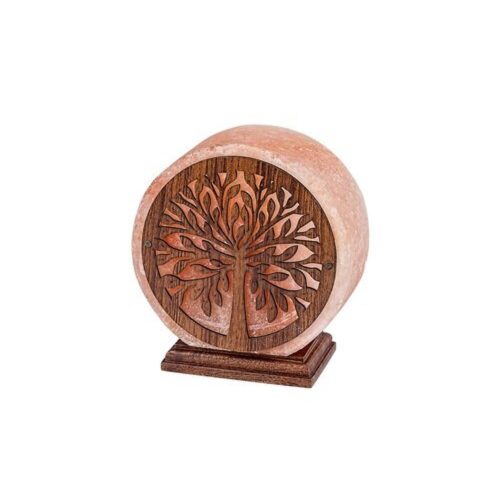 Sólámpa , kősó , dekoráció , életfa , hangulatvilágítás , E14 , 15 cm magas , Rábalux , IGDRASIL