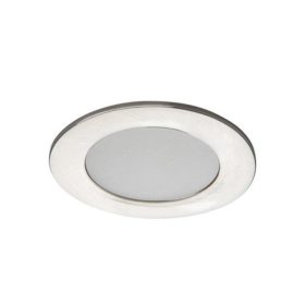   LED lámpatest , spot , süllyesztett , kerek , 4.5W , természetes fehér , szatén nikkel , IP44 , IVIAN