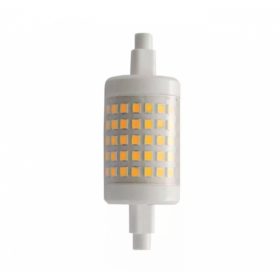   LED lámpa , égő , kukorica , R7s foglalat , 7Watt , meleg fehér , V-TAC