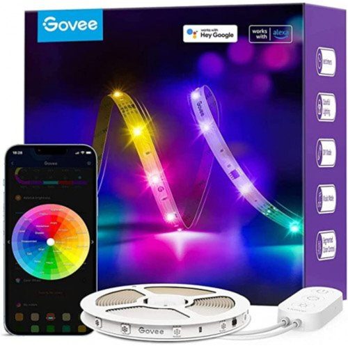 Digitális LED szalag szett , RGB + IC (digitális) , 5m , Wi-Fi & Bluetooth , GOVEE