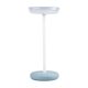 LED lámpa , asztali , hordozható , kék , lekerekített , érintő kapcsoló , USB , dimmelhető , meleg fehér , IP44 , Kanlux , FLUXY