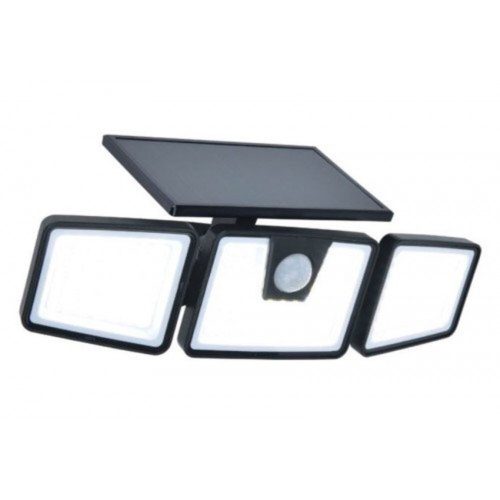 Led reflektor , 8W , mozgásérzékelős , szolár , hideg fehér , 5000K , kültéri , IP54 , LUTEC , BRITI