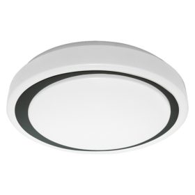   Ledvance Smart+ WIFI intelligens mennyezeti LED lámpa, állítható színhőmérséklettel, 24 W, 38 cm, fehér-fekete színben (Orbis)