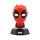 LED dekoráció , éjjeli lámpa , asztali lámpa , 3D hangulatvilágítás , Deadpool , 10 cm , 2db AAA , Marvel