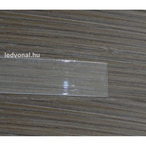 Aluminium profil víztiszta fedő 2 m , FLAT8
