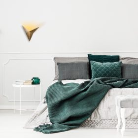   Opviq, 584TTM1924, Vintage réz fali lámpa, 34 x 5 cm, magasság: 34 cm | Fém ház, G9 Socket Max 10W | Stílusos, modern dizájn otthoni és irodai dekorációhoz