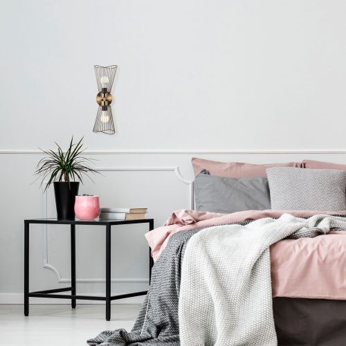 Opviq , 584TTM1968 , Zeyno - 3296 , Vintage Stílusú , Fali lámpa , E27