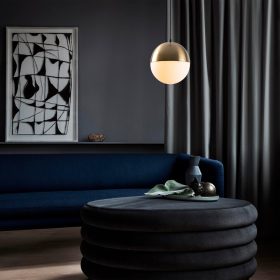   Opviq, 584TTM1179, Modern csillár fém testtel és üvegsapkával, állítható magasságú 117 cm, vintage és fehér felülettel, E27 foglalattal, tökéletes Glam és skandináv dekorációhoz