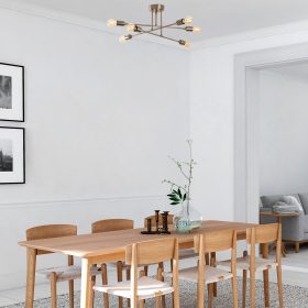   Opviq , 584TTM2107 , Fleur - 1504 , Vintage Stílusú , Csillár , E27