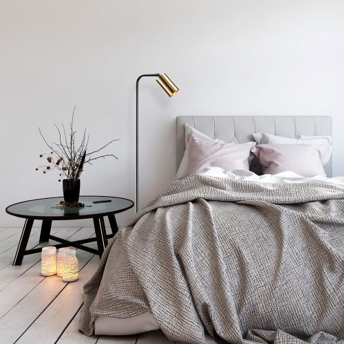 Opviq , 584TTM1517 , Emek - 4081 , Fekete Színű , Állólámpa , E27 Foglalattal