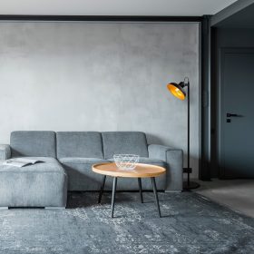   Opviq , 584TTM1507 , Lik - 4036 , Fekete Színű , Állólámpa , E27 Foglalattal