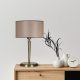 Opviq , 846STL2793 , Maya , Bézs 
Fekete 
Bronz Színű , Asztali lámpa , E27 Foglalattal