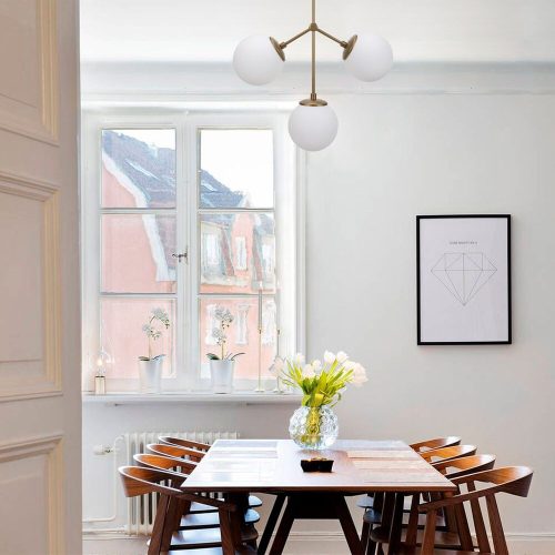 Opviq , 892OPV1645 , Damar - 6337 , Sárga 
Fehér Színű , Csillár , E27