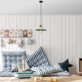   Opviq , 795LMG1105 , GMN-00005 , Kék Színű , Csillár , E27 Foglalattal