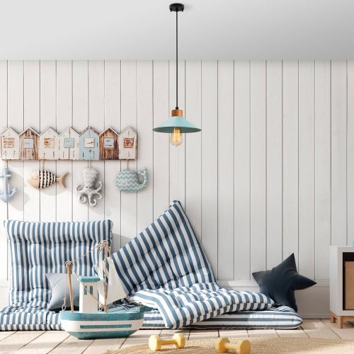 Opviq , 795LMG1105 , GMN-00005 , Kék Színű , Csillár , E27 Foglalattal