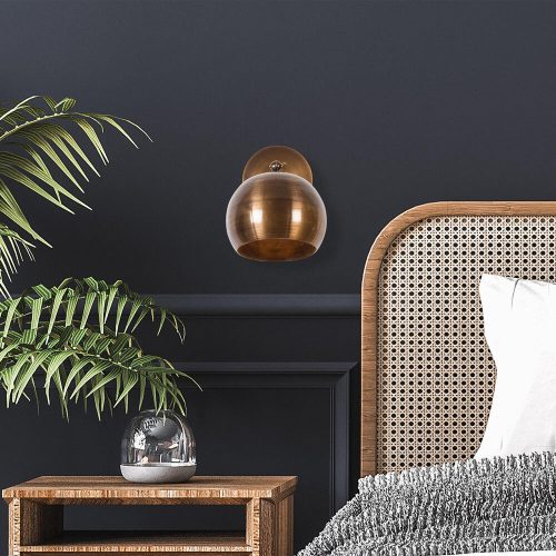 Opviq , 527ABY3186 , Sivani - MR - 708 , Vintage Stílusú , Fali lámpa , E27