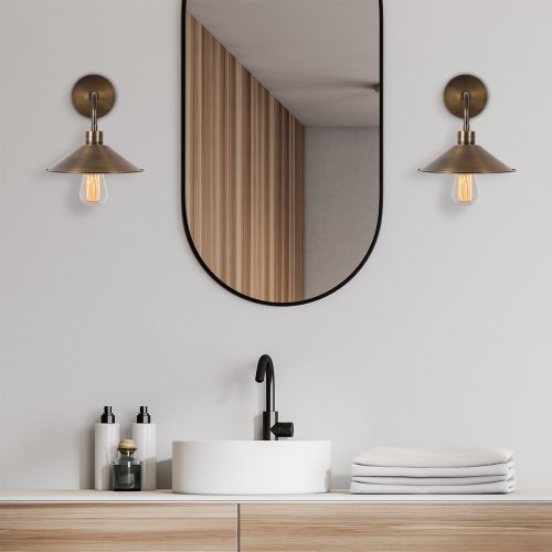 Opviq , 525NOR3153 , Berceste - N-664 , Vintage Stílusú , Fali lámpa , E27