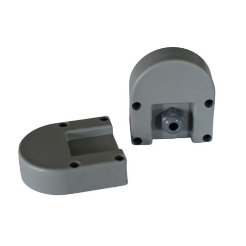 540 Műanyag végzáró furat nélkül, lineáris alumínium profilhoz, tömítő csatlakozóval (1 pár), BOW-BOX