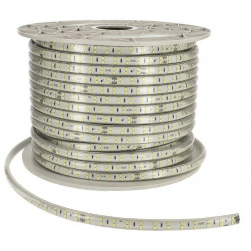 Led szalag , 220 Volt , 120 LED/m , 8 watt/m , természetes fehér , 119 lm/w , IP54 , Flex-Neon