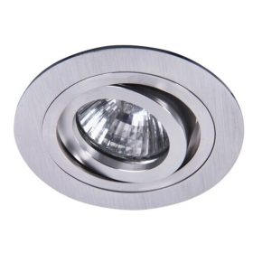   Rábalux , 1116 , Spot fashion , Ráépíthető és Beépíthető lámpa , súrolt alumínium , IP20 , GU5.3K