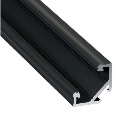 Alumínium sarok profil LED szalaghoz , 1 méter/db , CORNER , fekete